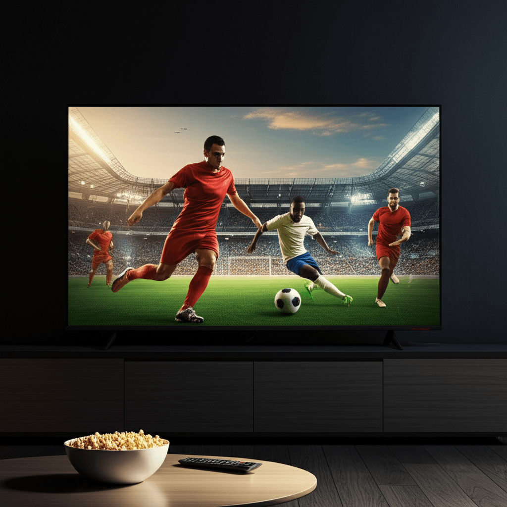 Illustration d'une interface de lecture sportive